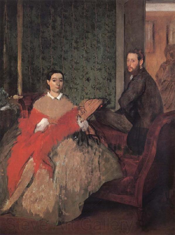 Edgar Degas M.et M Edmond Morbilli Germany oil painting art